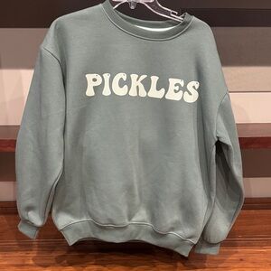 Green 'Pickles' Sweatshirt